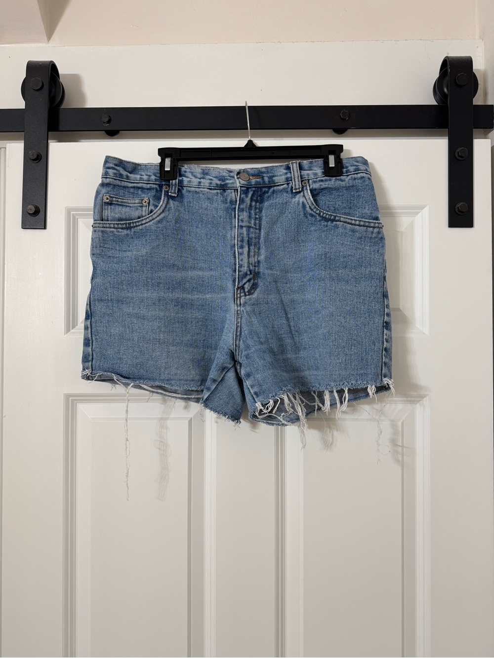 bill blass Light Blue Cutoff Denim Shorts